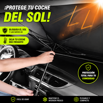 ⭐ Parasol Plegable Tipo Paraguas para Coche